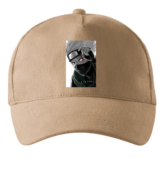 Кепка Naruto Kakashi чб Песочный фото