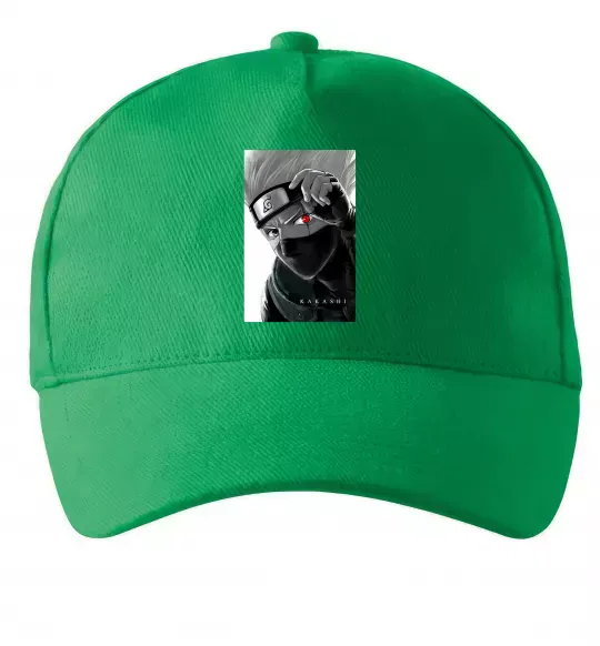 Кепка Naruto Kakashi чб Зелений фото