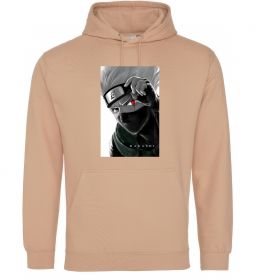 Женская толстовка (худи) Naruto Kakashi чб Женская толстовка (худи) Naruto Kakashi чб