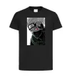 Детская футболка Naruto Kakashi чб Черный фото
