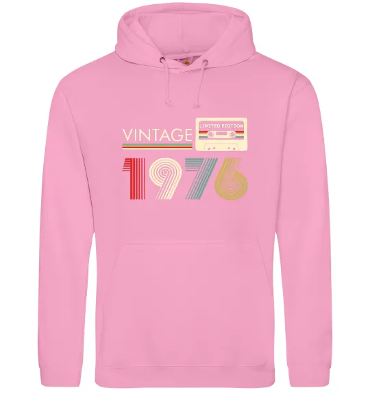 Мужская толстовка (худи) Vintage limited edition Розовый фото