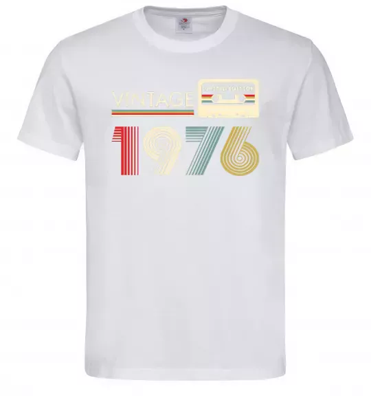 Мужская футболка Vintage limited edition Белый фото