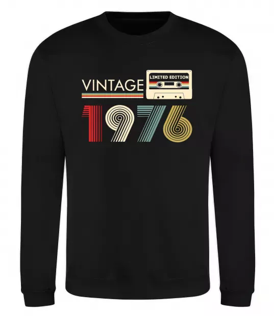 Світшот Vintage limited edition Чорний фото