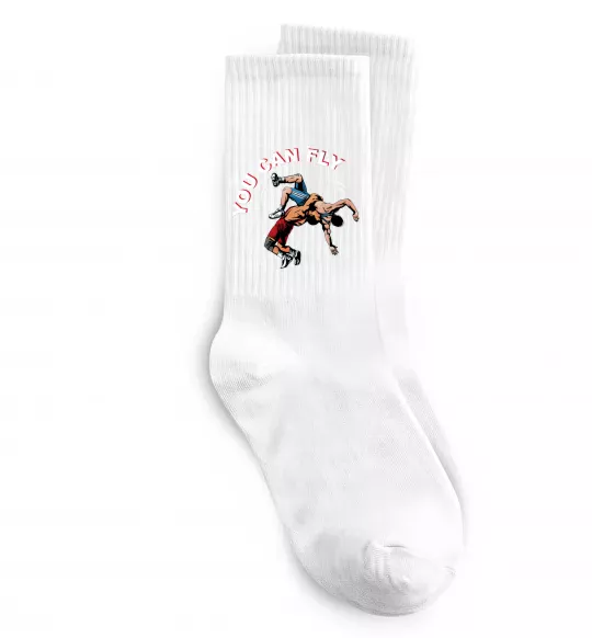Носки You can fly Белый фото