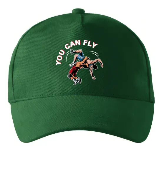 Кепка You can fly Темно-зеленый фото