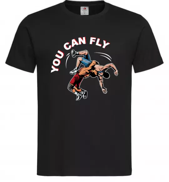 Чоловіча футболка You can fly Чорний фото
