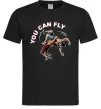Чоловіча футболка You can fly Чорний Чоловіча футболка You can fly Чорний фото