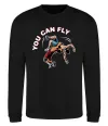 Свитшот You can fly Черный фото