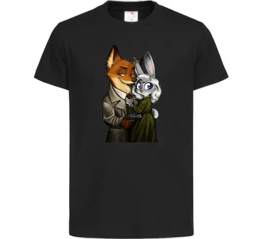 Дитяча футболка Джуді Зоотрополіс Чорний фото