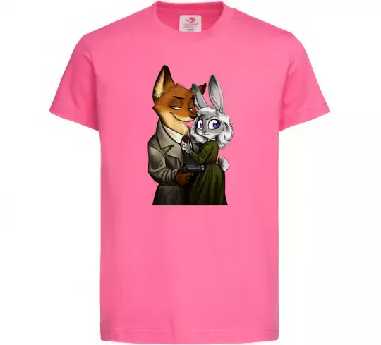 Дитяча футболка Джуді Зоотрополіс Яскраво-рожевий фото