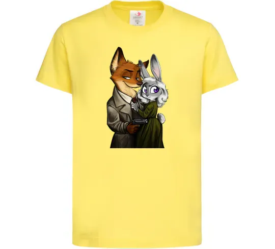 Дитяча футболка Джуді Зоотрополіс Лимонний фото