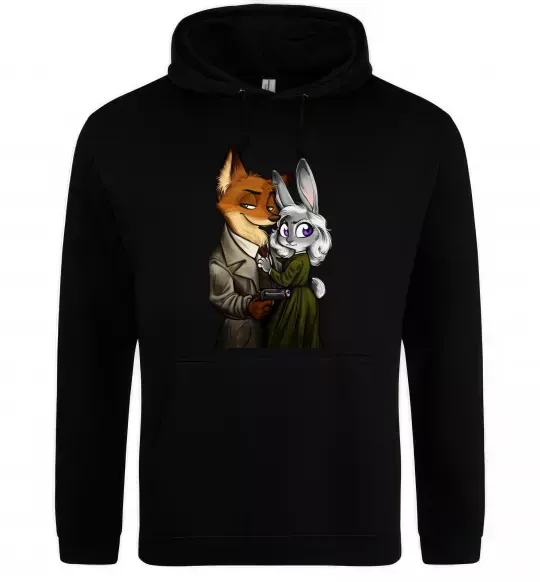 Жіноча толстовка (худі) Джуді Зоотрополіс Чорний фото