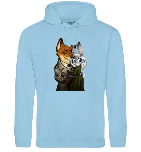 Жіноча толстовка (худі) Джуді Зоотрополіс Блакитний фото