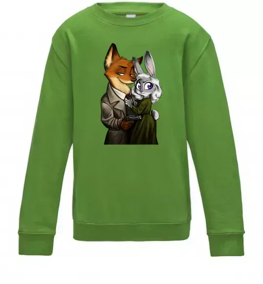 Детский Свитшот Джуді Зоотрополіс Лаймовый фото