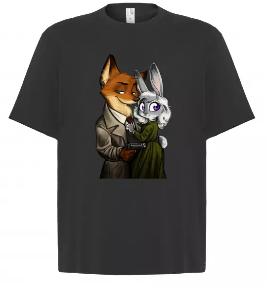 Футболка Оверсайз Джуді Зоотрополіс Черный фото