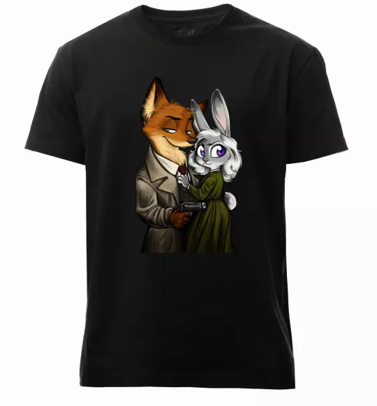 Мужская премиум футболка Джуді Зоотрополіс Черный фото