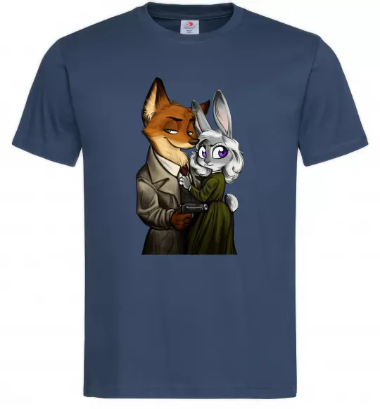 Чоловіча футболка Джуді Зоотрополіс Темно-синій фото