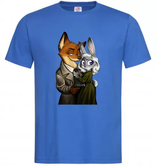 Чоловіча футболка Джуді Зоотрополіс Яскраво-синій фото