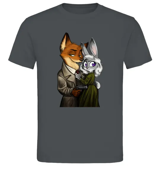 Чоловіча футболка Джуді Зоотрополіс Графіт фото