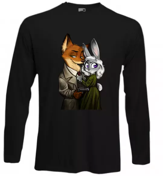 Лонгслів Джуді Зоотрополіс Чорний фото