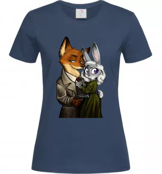 Женская футболка Джуді Зоотрополіс Темно-синий фото