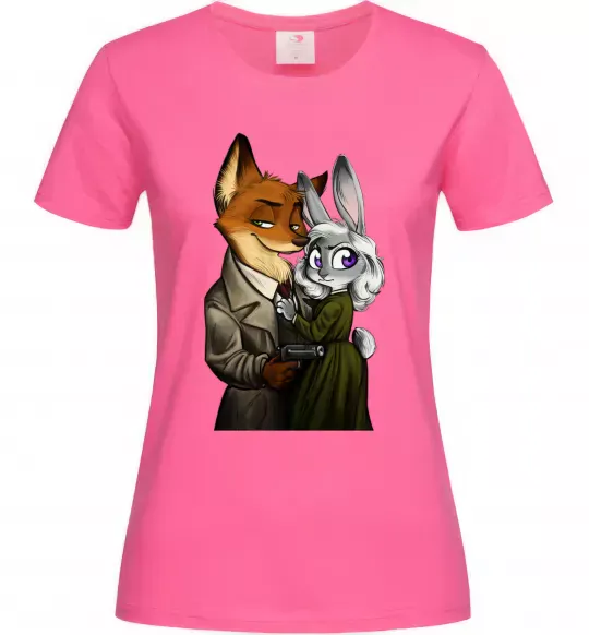 Женская футболка Джуді Зоотрополіс Ярко-розовый фото