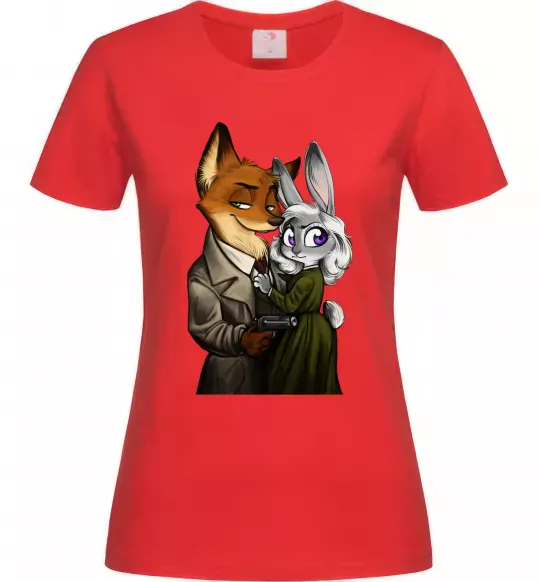 Женская футболка Джуді Зоотрополіс Красный фото