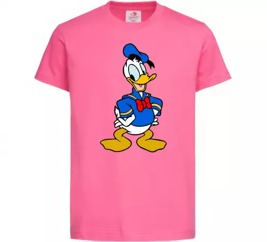 Детская футболка Дональд Дак Ярко-розовый фото