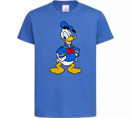 Детская футболка Дональд Дак Ярко-синий фото