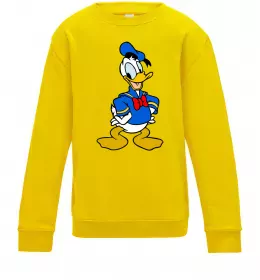 Дитячий світшот Дональд Дак Сонячно жовтий фото
