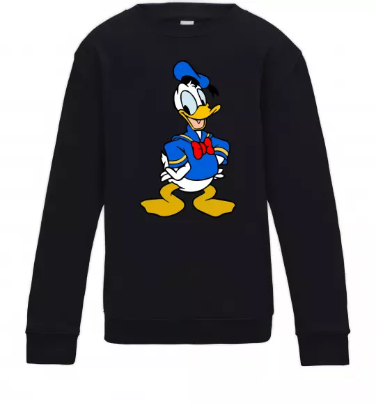 Дитячий світшот Дональд Дак Чорний фото