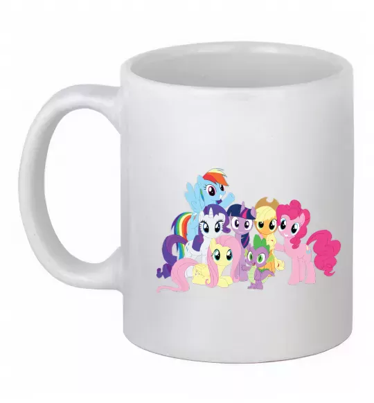 Чашка керамическая Дружба це чудо Белый фото