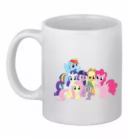 Чашка керамическая Pony dream heart Белый фото