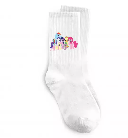 Носки Дружба це чудо Белый фото