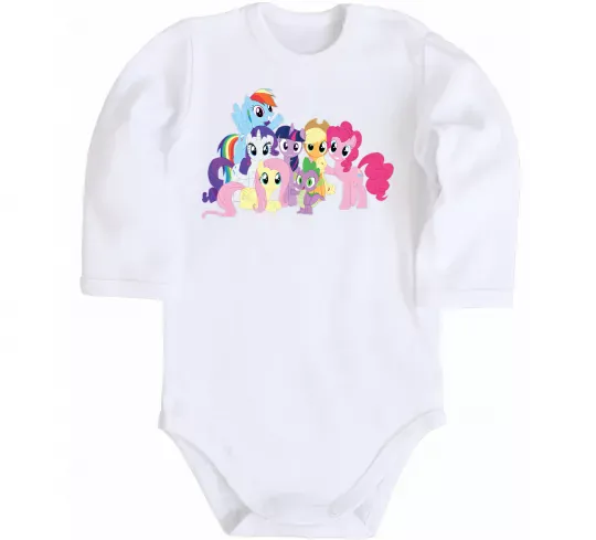 Детский боди Дружба це чудо Белый фото