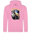 Женская толстовка (худи) Пивозавр Розовый фото