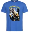 Чоловіча футболка Пивозавр Яскраво-синій фото