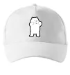 Кепка Обычные медведи Белый показывает язык Белый Кепка Обычные медведи Белый показывает язык Белый фото