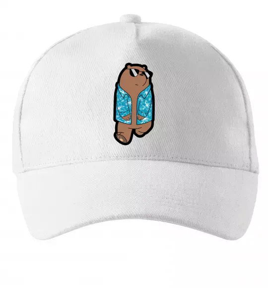 Кепка Обычные медведи Гриз Білий фото