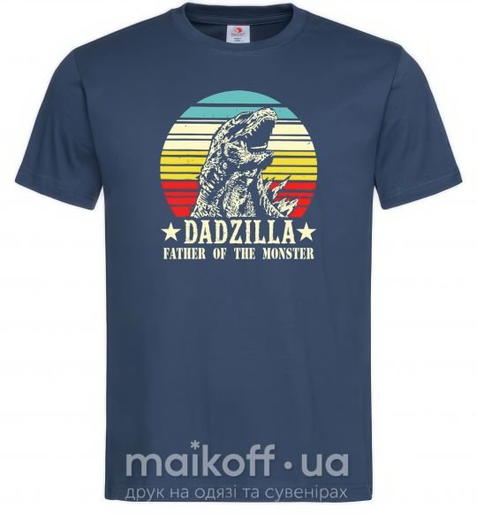 Чоловіча футболка DADZILLA Темно-синій фото