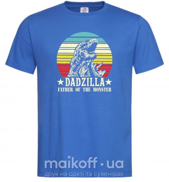 Мужская футболка DADZILLA Ярко-синий фото