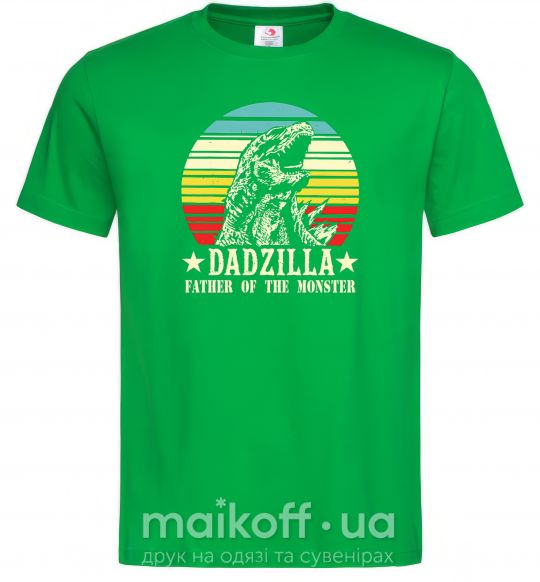 Мужская футболка DADZILLA Зеленый фото