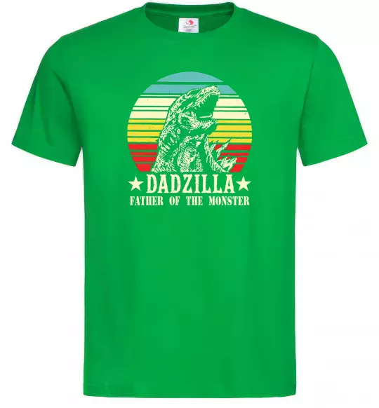 Мужская футболка DADZILLA Зеленый фото