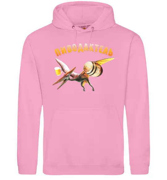 Чоловіча толстовка (худі) Пиводактель Рожевий фото