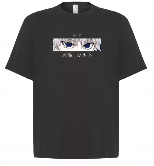 Футболка Оверсайз hunter x hunter Черный фото