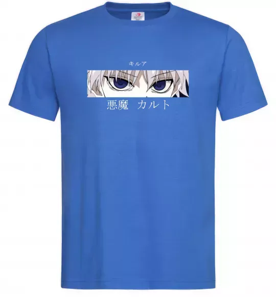 Мужская футболка hunter x hunter Ярко-синий фото