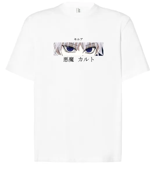 Футболка Оверсайз hunter x hunter Белый фото