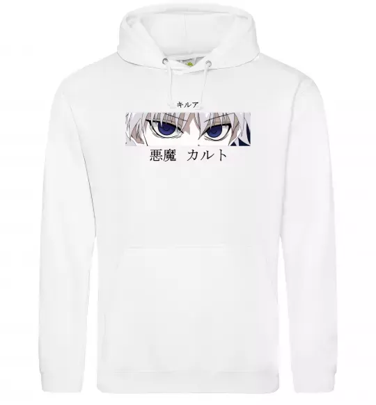 Мужская толстовка (худи) hunter x hunter Белый фото