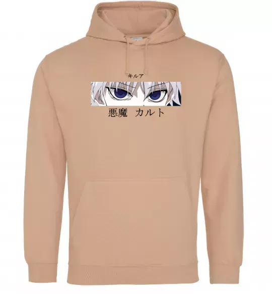 Мужская толстовка (худи) hunter x hunter Песочный фото