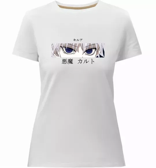 Женская премиум футболка hunter x hunter Белый фото